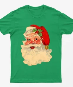 Irish Green Cute Vintage Santa Claus T-Shirt