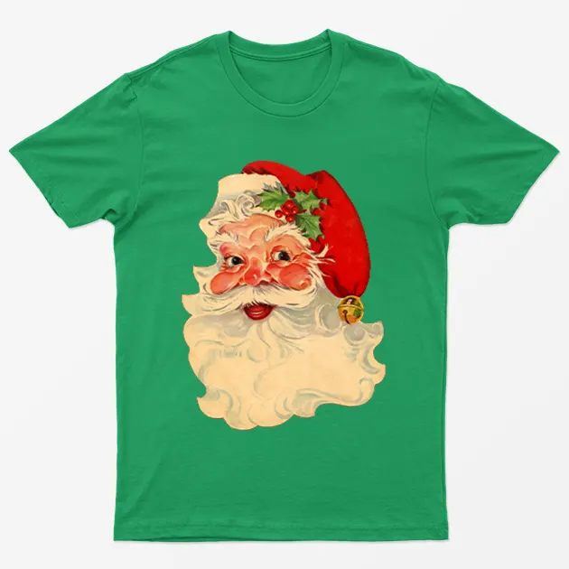 Irish Green Cute Vintage Santa Claus T-Shirt