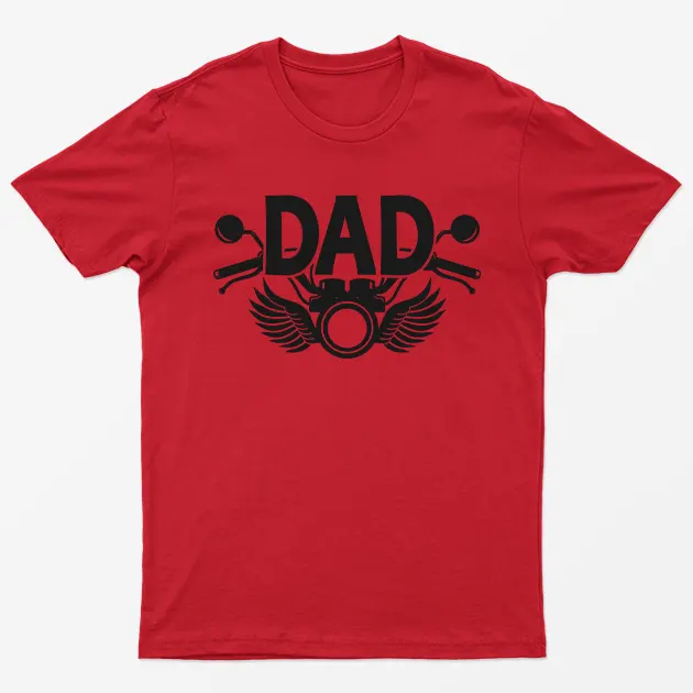 Dad Motorcycle Graphic T-Shirt