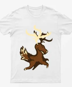 White Deer Animal Pun T-Shirt