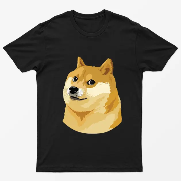 Black Dog Meme T-Shirt