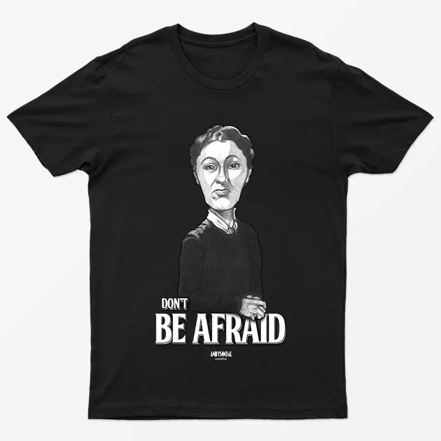 Black Dont Be Afraid Halloween T-Shirt