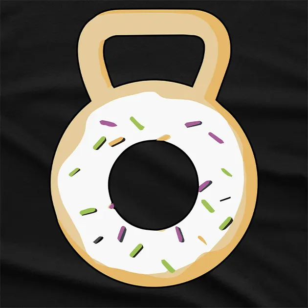 Azalea Donut Dumbell Gym T-Shirt