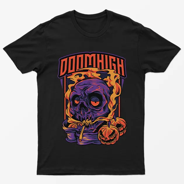Black Doom HIgh Halloween T-Shirt