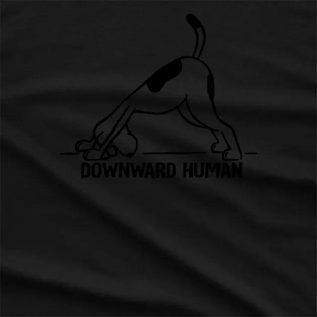 Azalea Downward Human Gym Dog T-Shirt