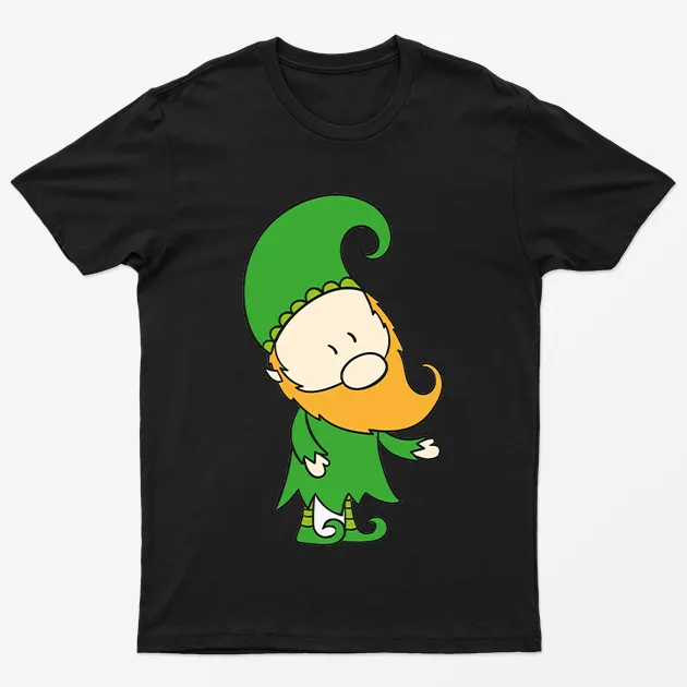 Black Elf Santa Claus T-Shirt