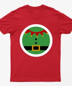 Red Elf Xmas Christmas T-Shirt
