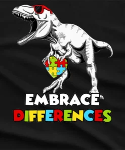 Embrace Differences Autism Awareness T-Shirt