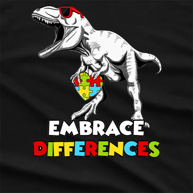 Embrace Differences Autism Awareness T-Shirt