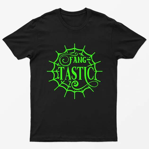 Black Fang Tastic Glowing Graphic T-Shirt