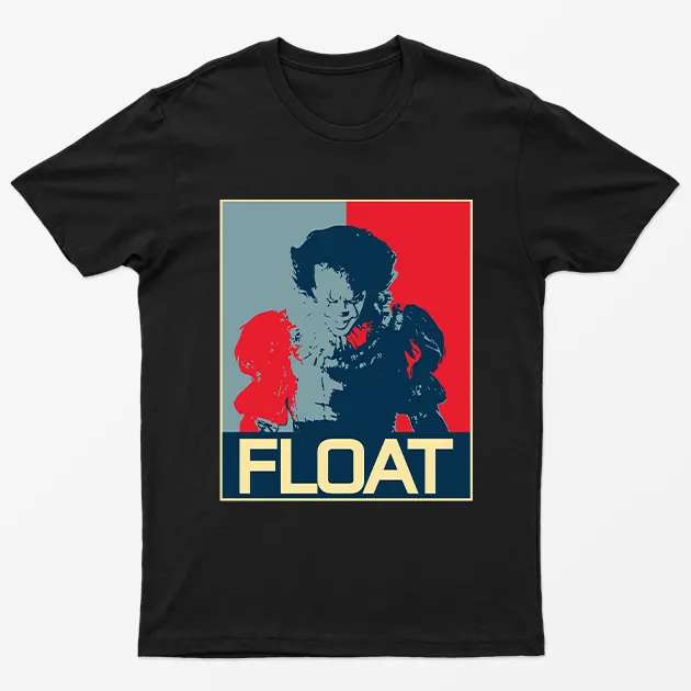 Black Float Like Pennywise T-Shirt