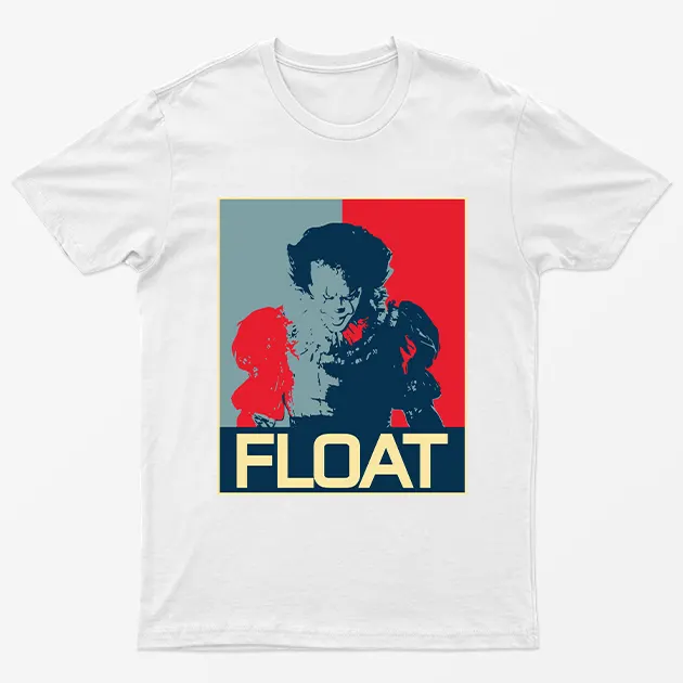 White Float Like Pennywise T-Shirt