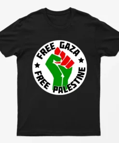 Black Free Gaza Free Palestine T-Shirt