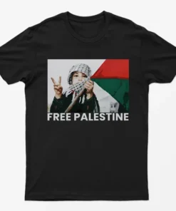 Black Free Gaza T-Shirt