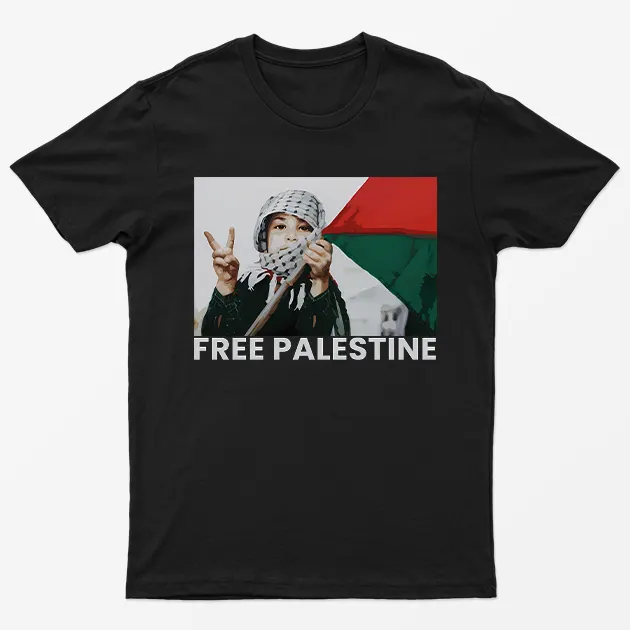 Black Free Gaza T-Shirt