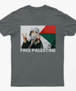 Charcoal Free Gaza T-Shirt