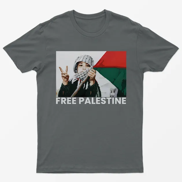 Charcoal Free Gaza T-Shirt