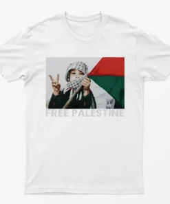 White Free Gaza T-Shirt