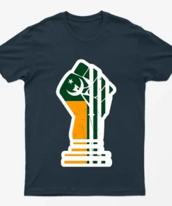 Navy Blue Free Kashmir T-Shirt