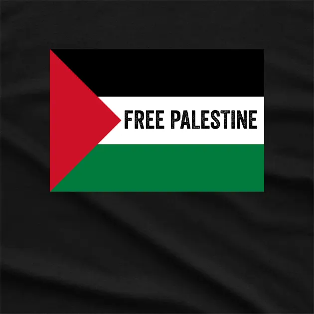 Free Palestine Flag Support T-Shirt