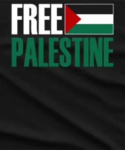Free Palestine Gaza Flag Graphic T-Shirt