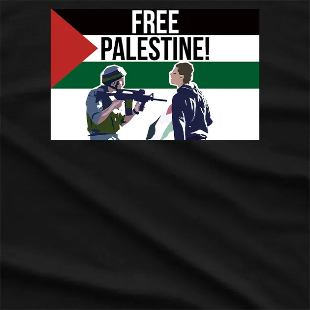Free Palestine Graphic T-Shirt