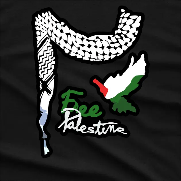 Free Palestine Hijab T-Shirt