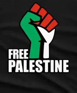 Free Palestine Power Fist T-Shirt