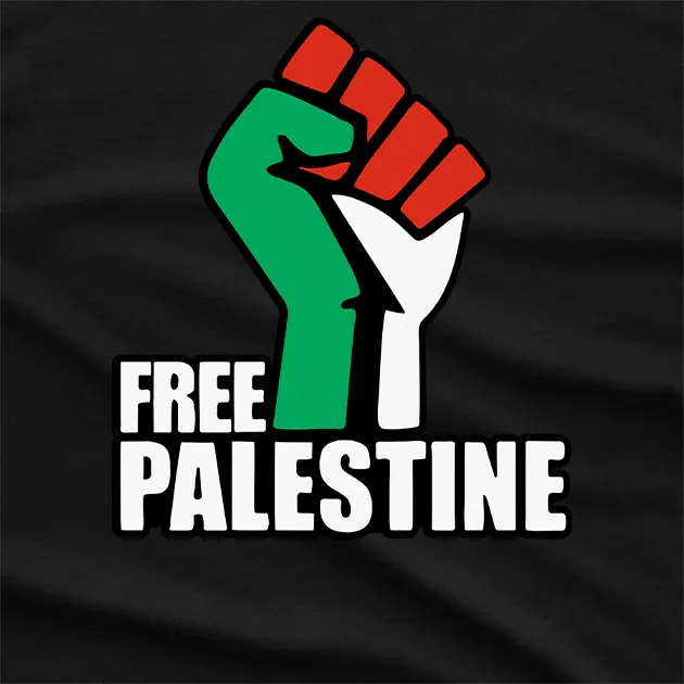 Free Palestine Power Fist T-Shirt