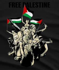 Free Palestine Raise Your Flags T-Shirt