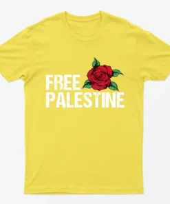Daisy Free Palestine Rose T-Shirt