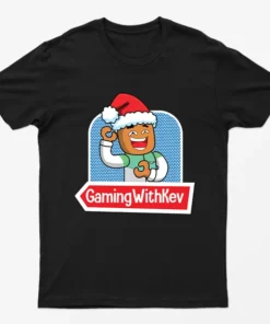 Black Gamingwithkev Youtuber Christmas T-Shirt