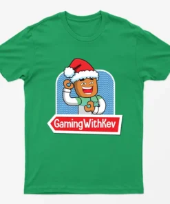 Irish Green Gamingwithkev Youtuber Christmas T-Shirt