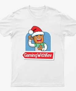 White Gamingwithkev Youtuber Christmas T-Shirt