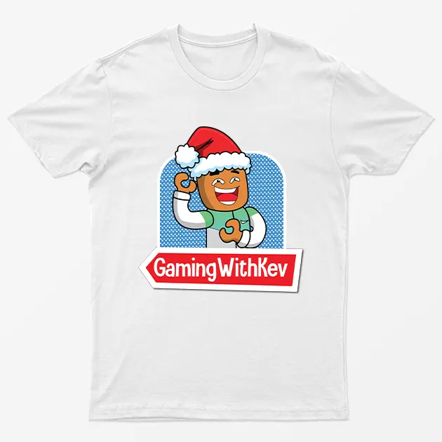 White Gamingwithkev Youtuber Christmas T-Shirt