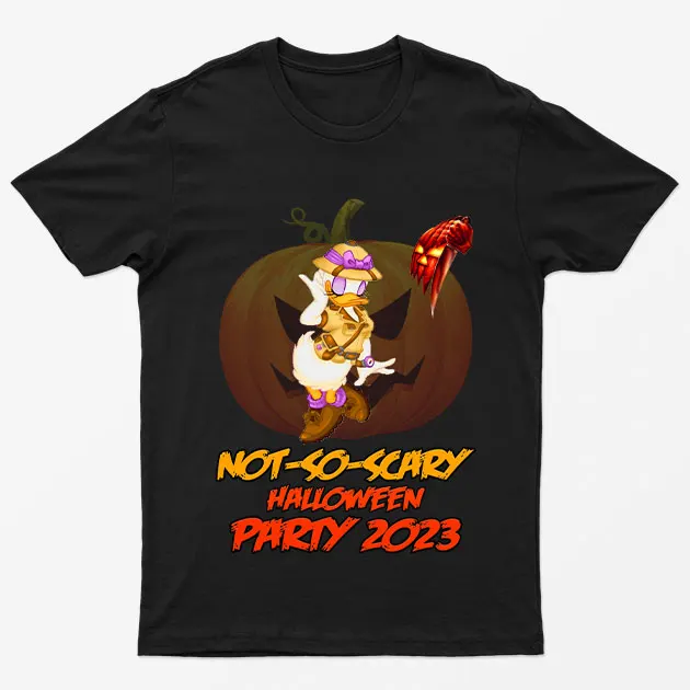 Black Ghostly Cartoons Costume Extravaganza T-Shirt