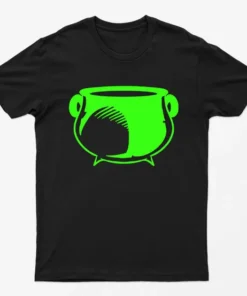 Black Glowing Cauldron Brew T-Shirt