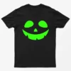 Glowing Neon Green Halloween Face T-Shirt