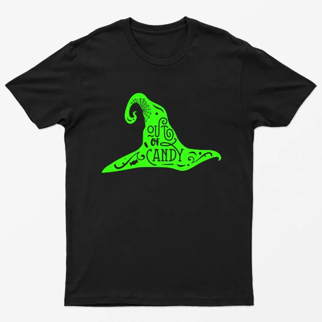 Black Glowing Out of Candy T-Shirt