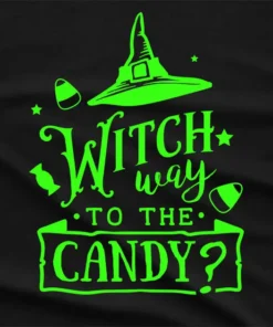 Glowing Witch way to the Candy T-Shirt