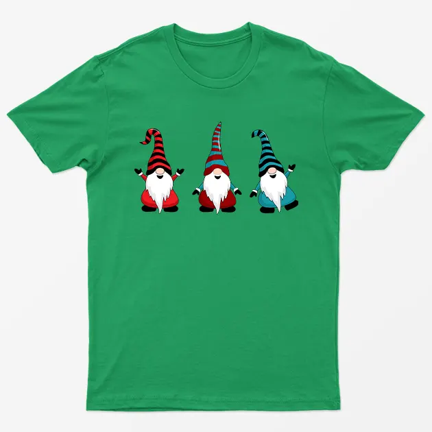 Irish Green Gnomes Christmas T-Shirt