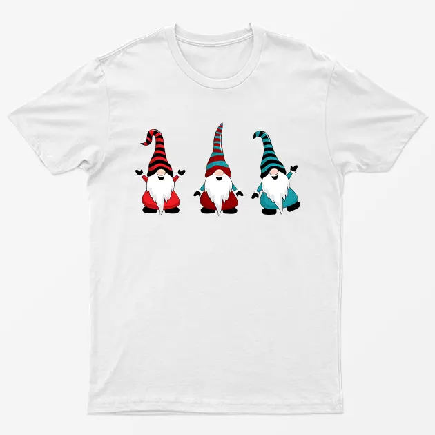 White Gnomes Christmas T-Shirt
