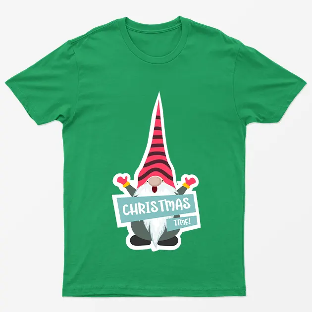 Irish Green Gnomes Its Christmas Time T-Shirt