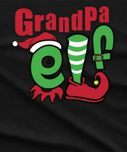 Grandpa Elf Christmas T-Shirt