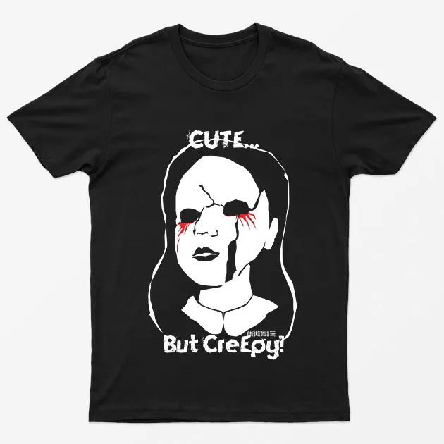 Black Halloween Cute But Creepy T-Shirt