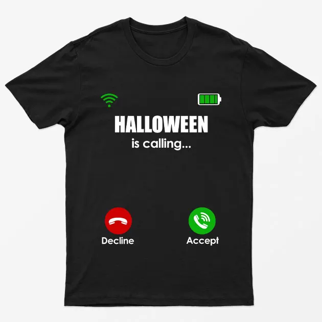 Black Halloween is Calling T-Shirt