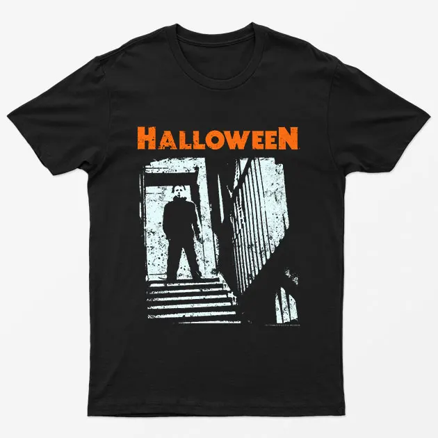 Black Halloween Michael Myers Graphic T-Shirt