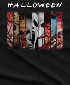 Halloween Villians Graphic T-Shirt