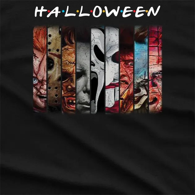 Halloween Villians Graphic T-Shirt