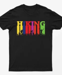 Black Happiness Is A Day Spent Hicking T-Shirt